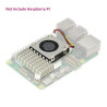 SILVER Active Cooler Fan for Raspberry Pi 5 Integrated with Heatsink